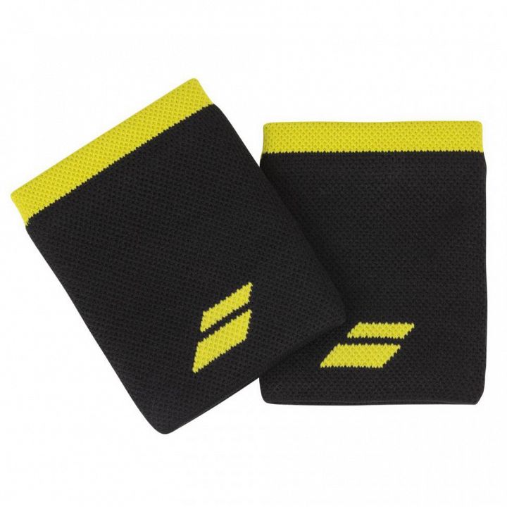 Babolat Jumbo Wristband 2x Black / Yellow